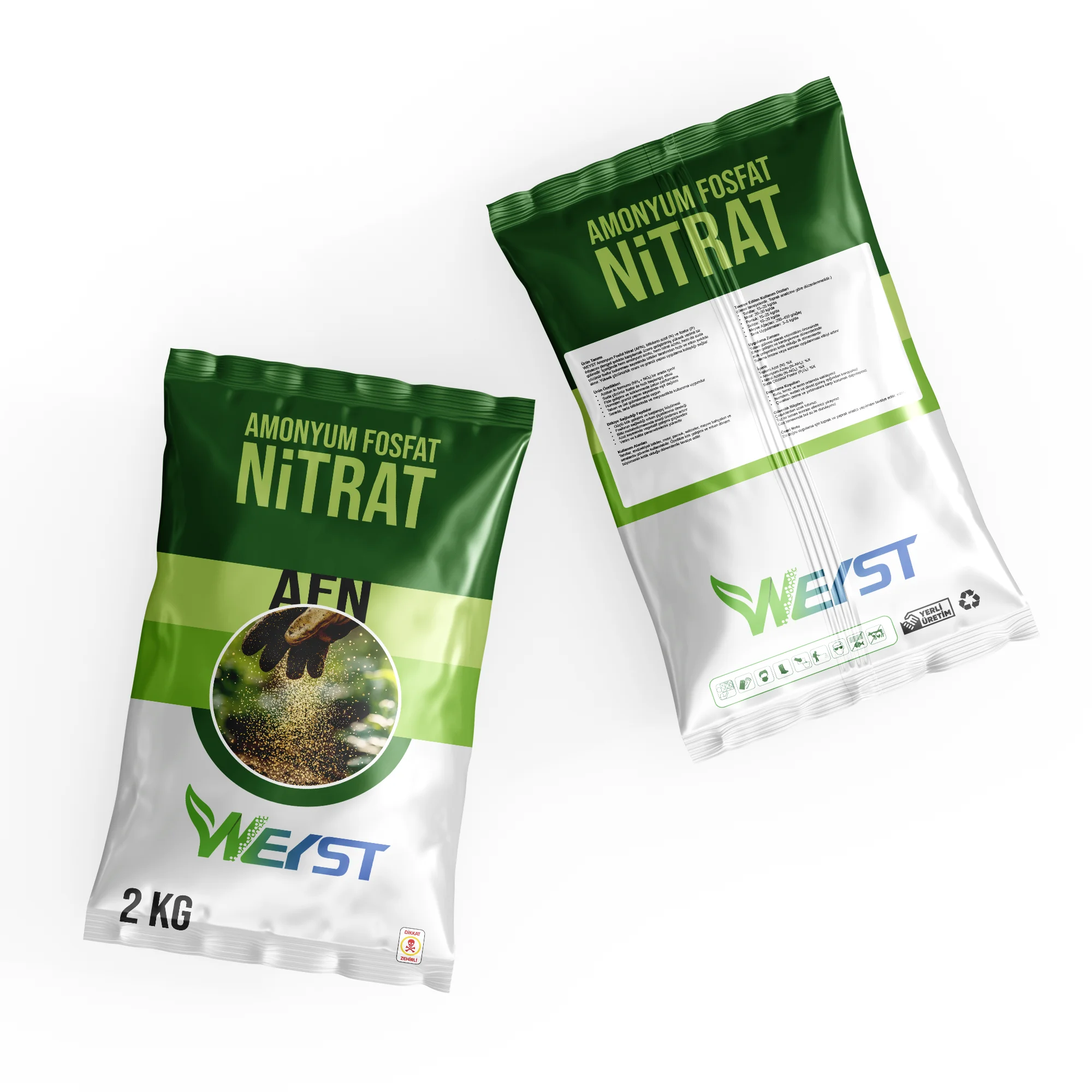 2Kg Amonyum Fosfat Nitrat 2Kg Amonyum Fosfat Nitrat (AFN) - Görsel 1