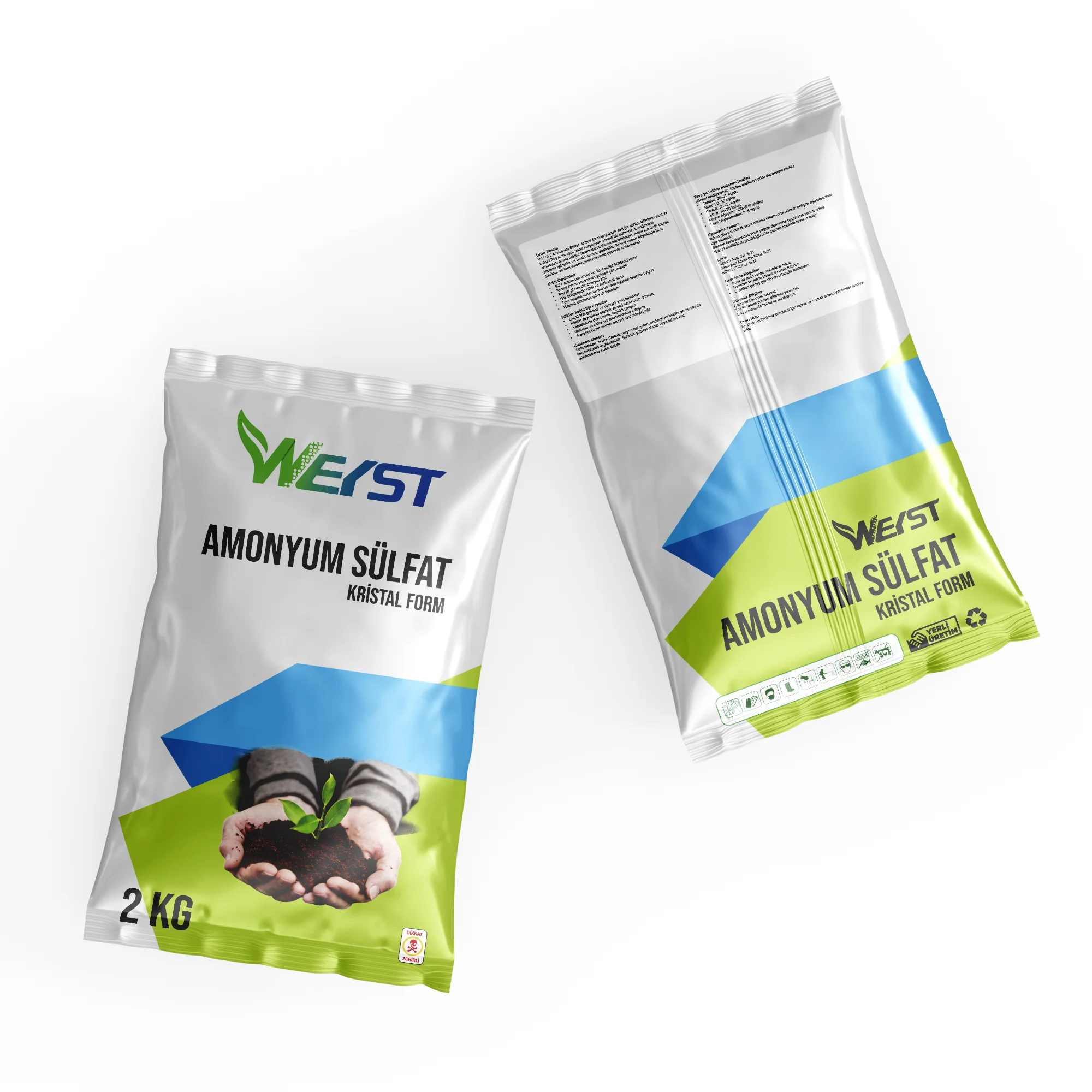 2Kg Amonyum Sülfat Kristal Form 2Kg Amonyum Sülfat – Kristal Form - Görsel 1