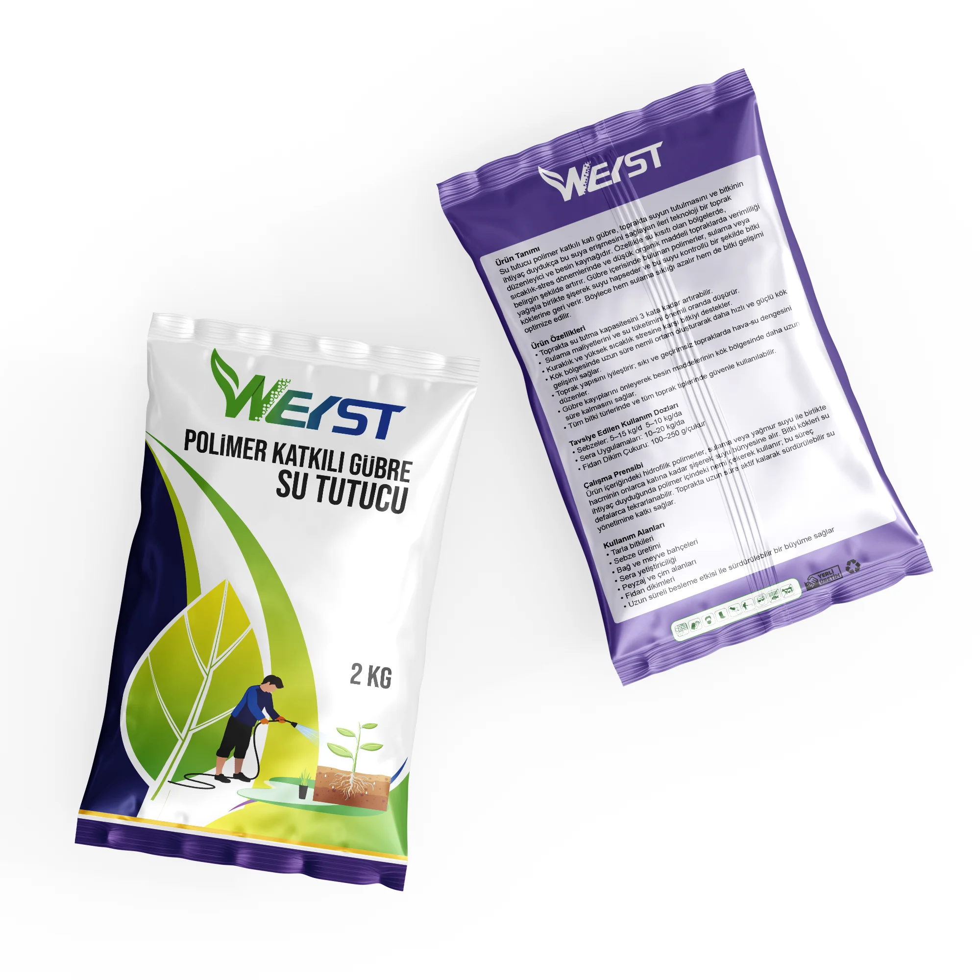 2Kg Su Tutucu Polimer Katkılı Gübre 2Kg Su Tutucu Polimer Katkılı Gübre - Görsel 1