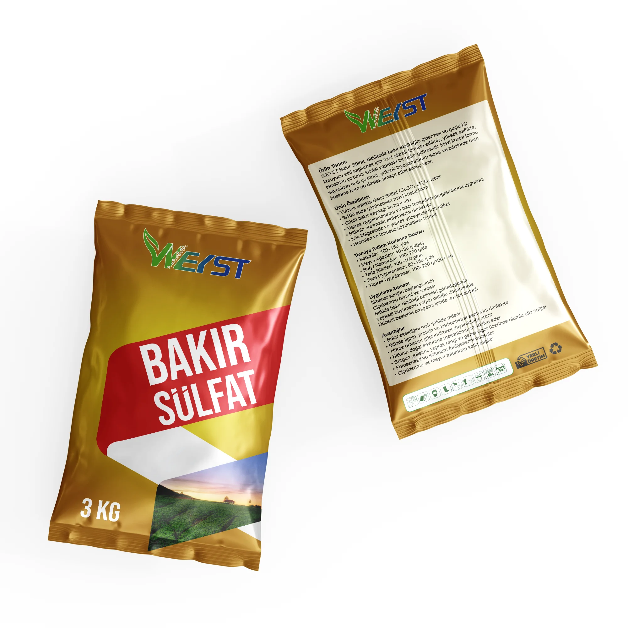 3Kg Bakır Sülfat 3Kg Bakır Sülfat - Görsel 1
