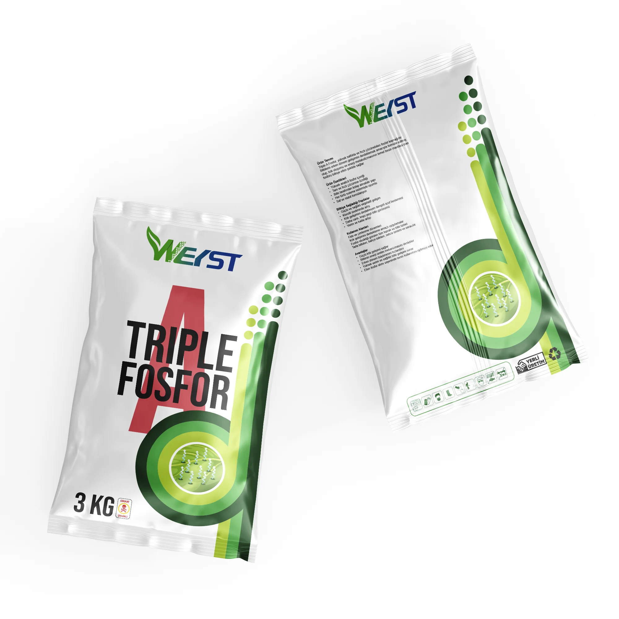 3Kg Triple A Fosfor Gübresi 3Kg Triple A Fosfor - Görsel 1
