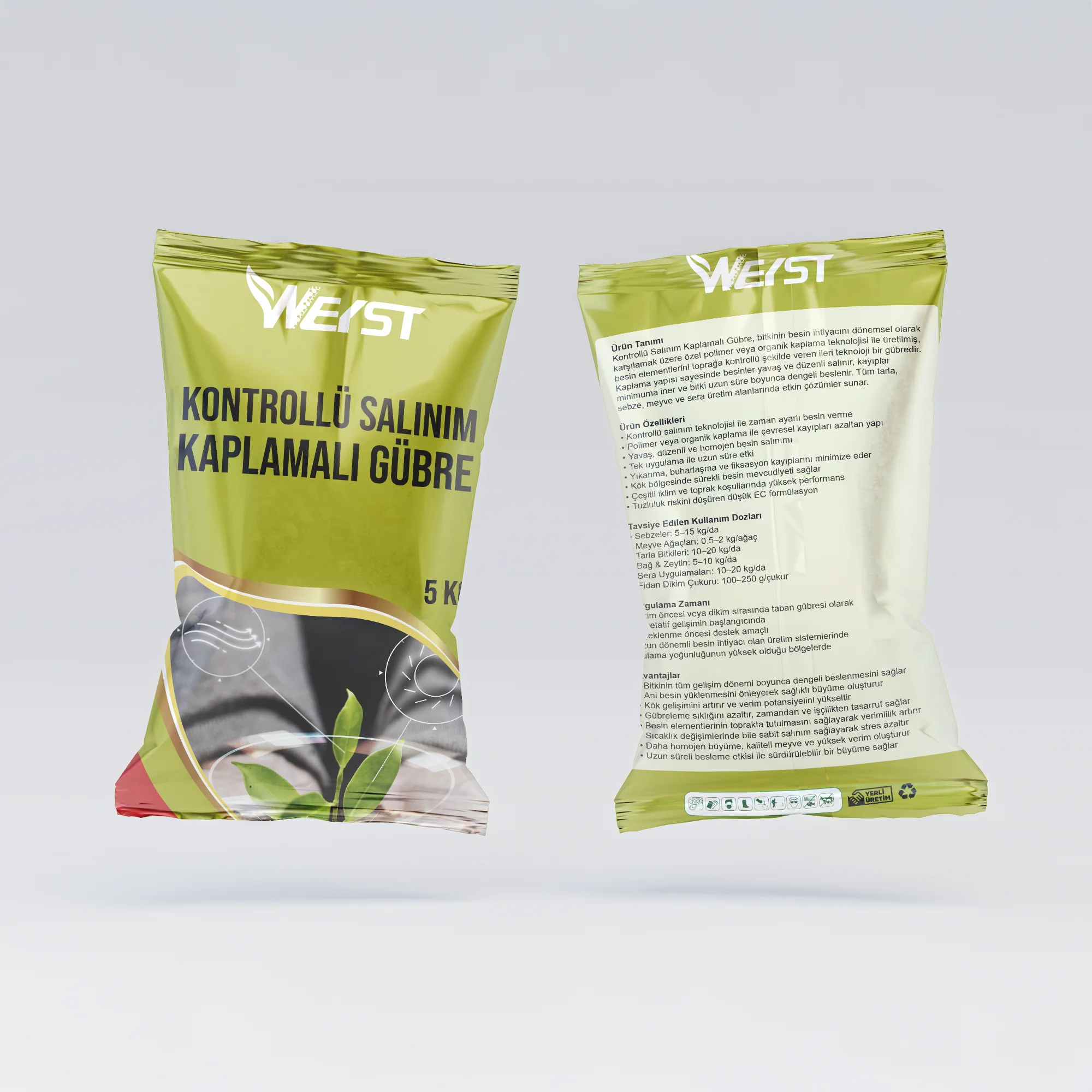 5Kg Kontrollü Salınım Kaplamalı Gübre 5Kg Kontrollü Salınım Kaplamalı Gübre - Görsel 1